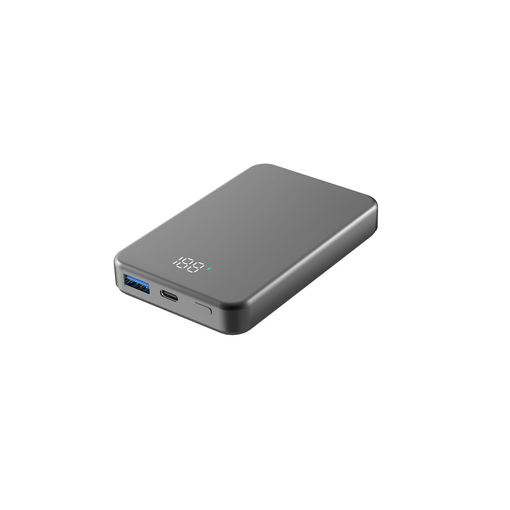 BNY for Magsafe Battery Pack, 10000mAh Wireless Portable Charger, PD20W USB-C Fast Charging LCD Display Power Bank