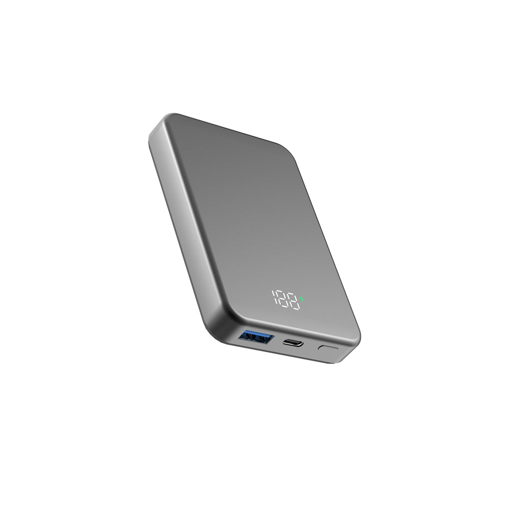 BNY for Magsafe Battery Pack, 10000mAh Wireless Portable Charger, PD20W USB-C Fast Charging LCD Display Power Bank