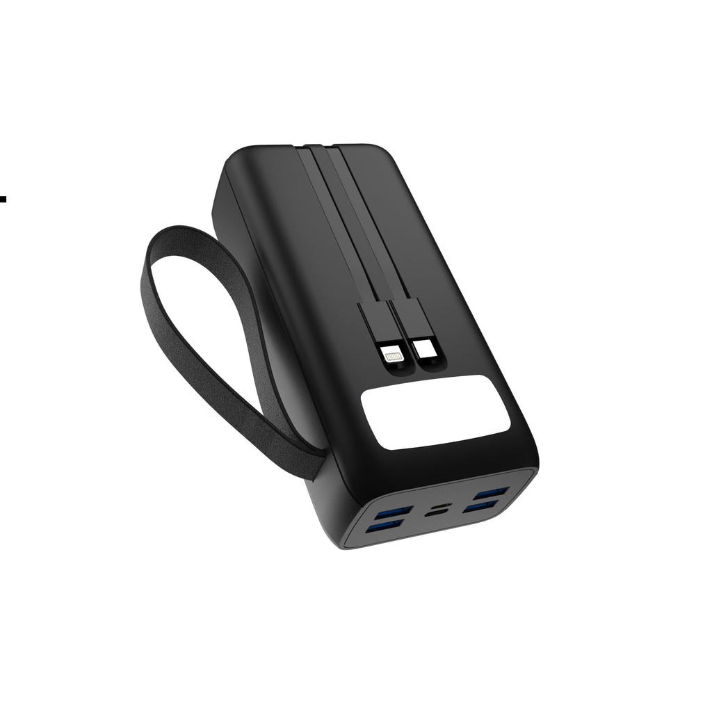 BNY for 30000mAh Portable Charger Lithium-Polymer Battery 12W or PD20W+22.5W LED torch for illumination