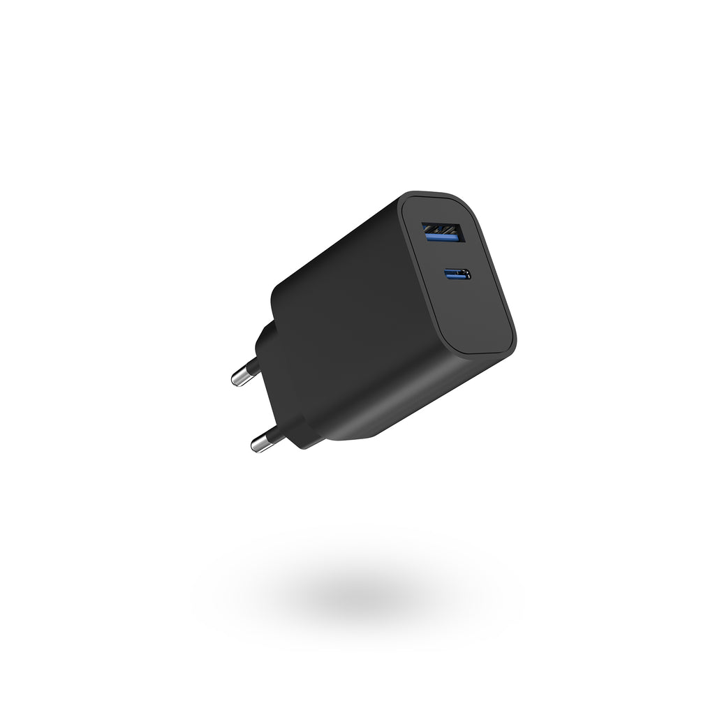 BNY for PD35W Wall Charger with 1×USB-C &  1×USB Quick Charging Adapter Portable