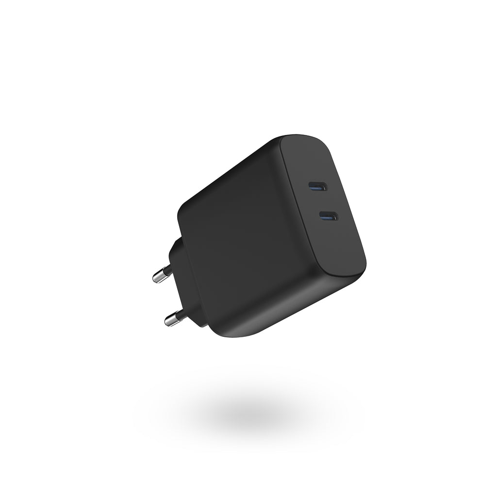 BNY for PD30W+PD20W=50W Wall Charger with 2×USB-C Fast Charging Adapter Portable