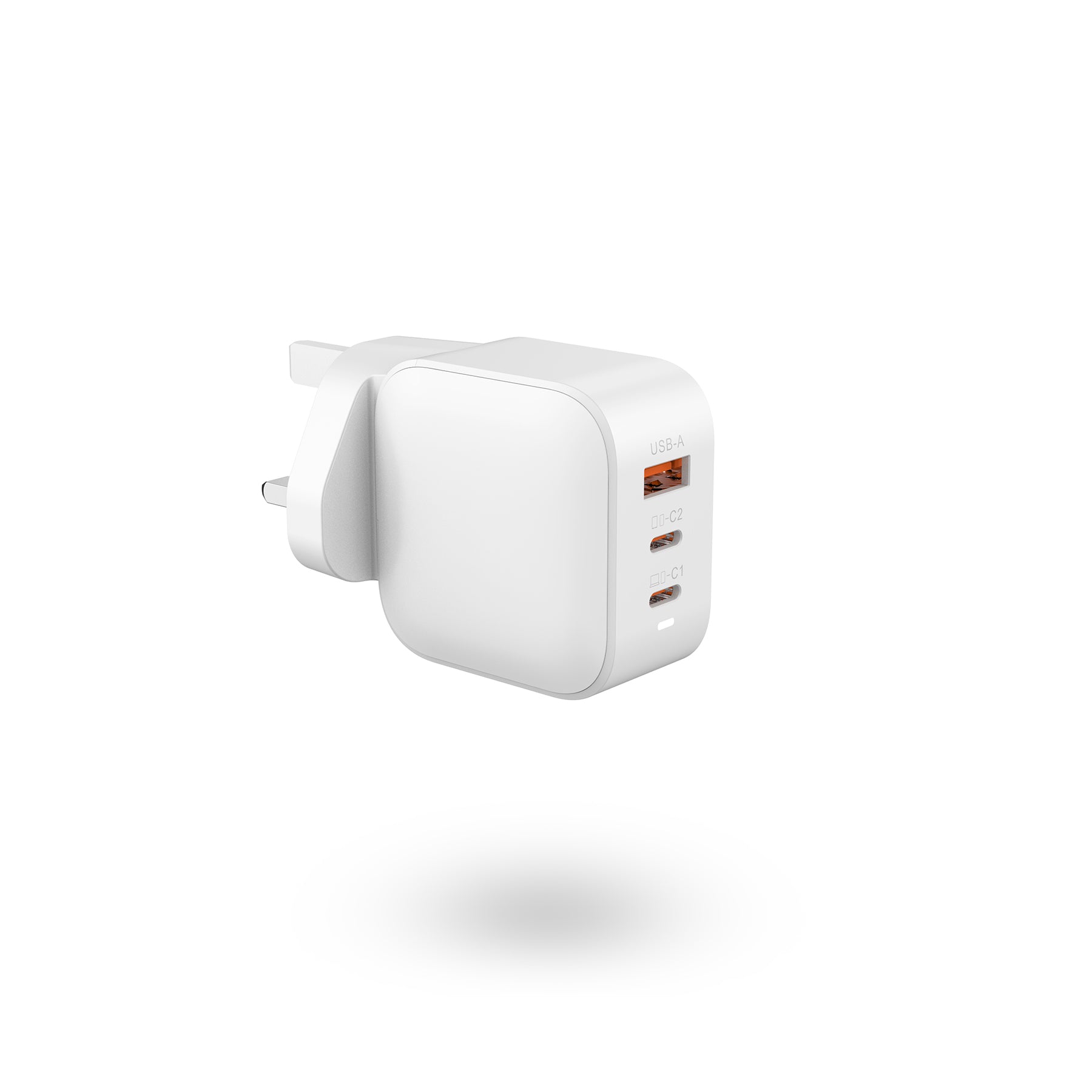 BNY GaN PD65W Wall Charger (USB-A+C+C)